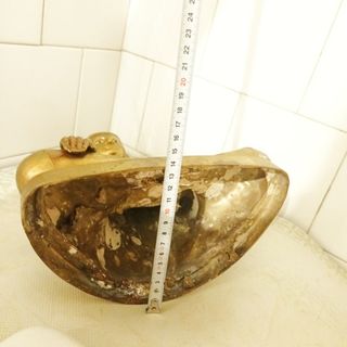 Buda tibetano antiguo bronce dorado meditación