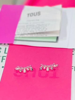 Pendientes Tous Plata Perla