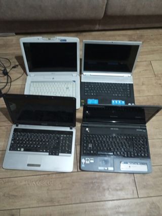 Pack de 4Portátiles antiguos precio x todos-