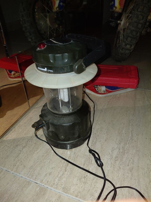 Lámpara camping recargable oferta hoy solo