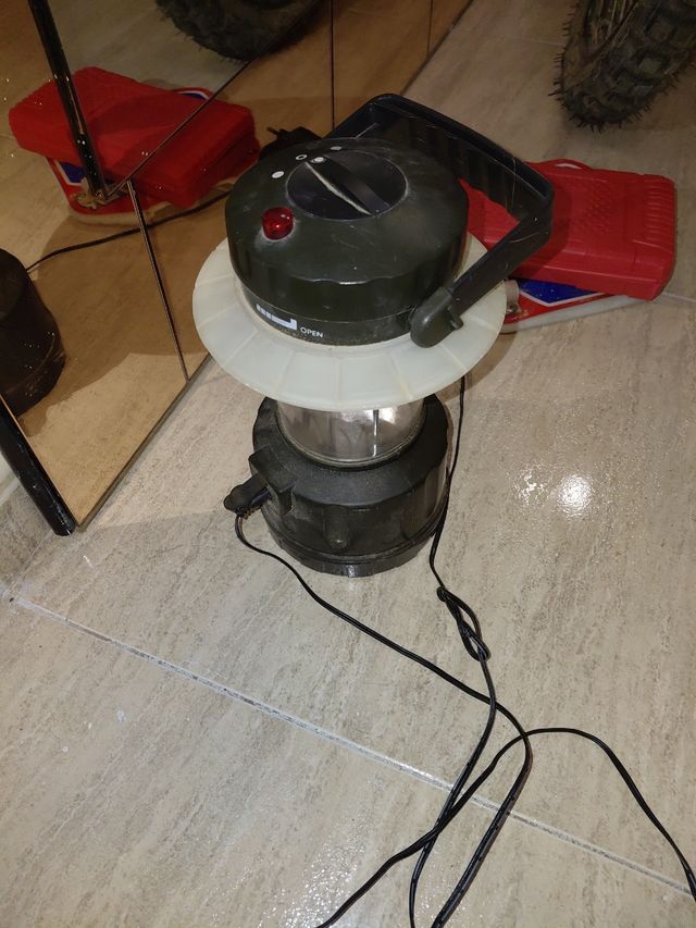 Lámpara camping recargable oferta hoy solo