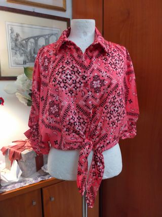 Camicia Fucsia a Nodo