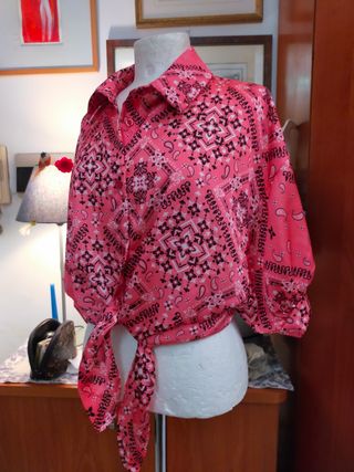 Camicia Fucsia a Nodo