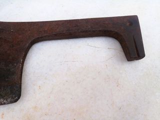 Cuchillo carnicero antiguo.
