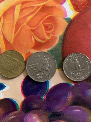 Monedas antiguas: India, Francia, Italia