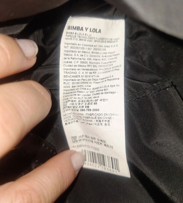 Bolso BIMBA Y LOLA negro