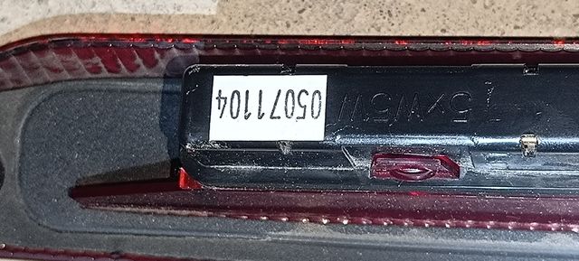 Luz freno trasera - Tercera luz