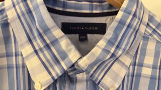 Camisa Tommy Hilfiger cuadros azul