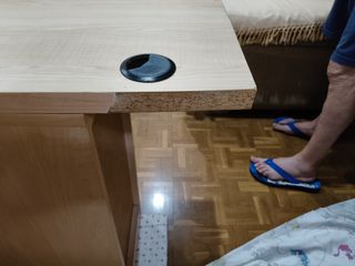 Escritorio con zapatero hecho a medida