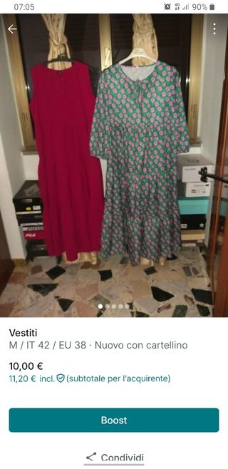 Vestiti eleganti tg M (IT 42/EU 38)