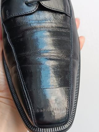 Prince of Galles scarpe nerein vera pelle 