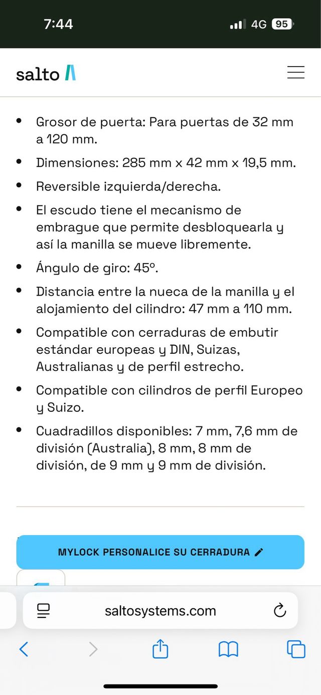 Cerradura SALTO - Nueva