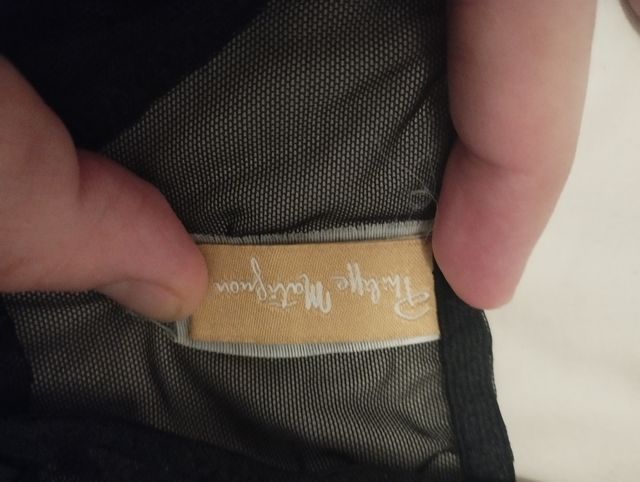 Camisón negro encaje