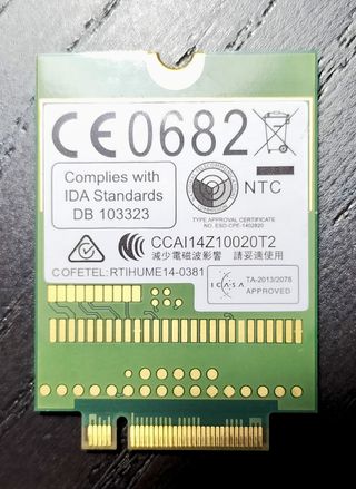 Módem 4G LTE HUAWEI ME936, formato NGFF