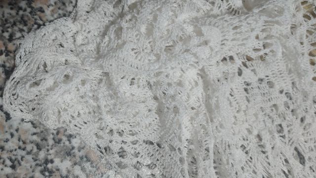 Tovaglia pizzo bianco vintage