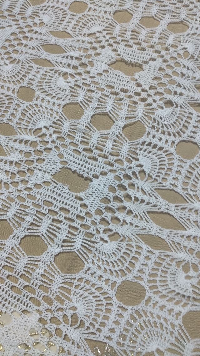 Tovaglia pizzo bianco vintage