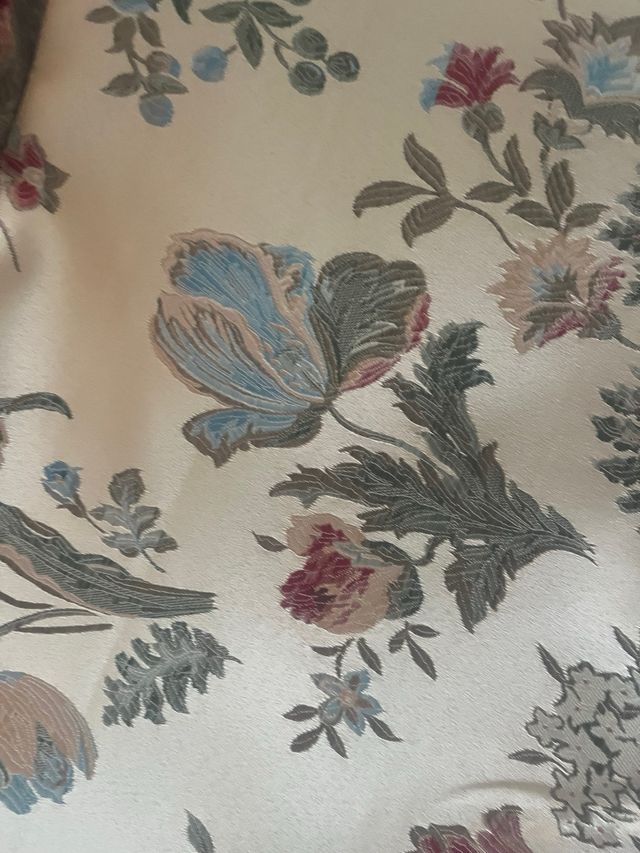 Tessuto San Leucio dorato Multicolor