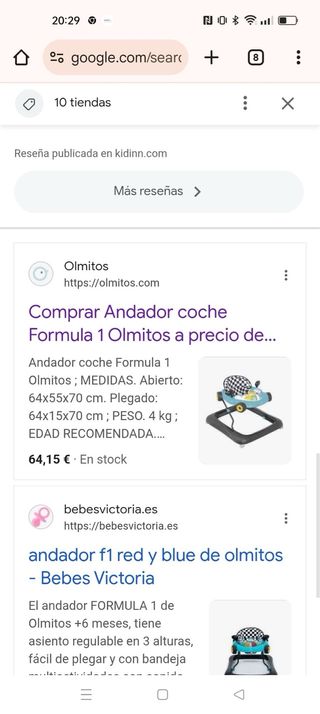 Andador Bebé Olmitos F1 Actividades