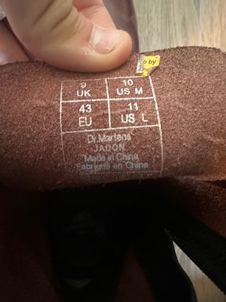 Dr Martens 43 EU - Botas rojas