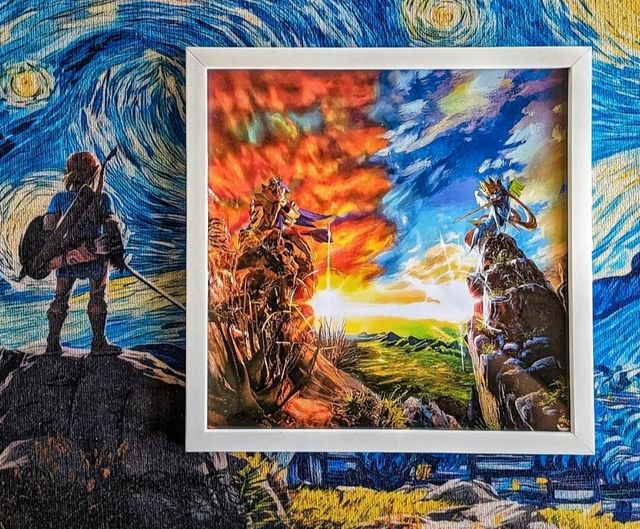 Cornice Zamazenta sv10107 Zacian 20×20 legno