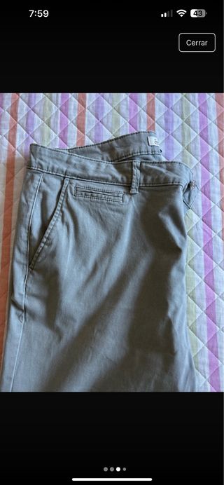 Bermuda Southern Cotton verde salvia. tTalla 48