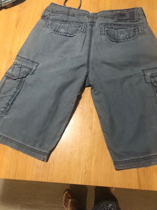 Shorts cargo grises
