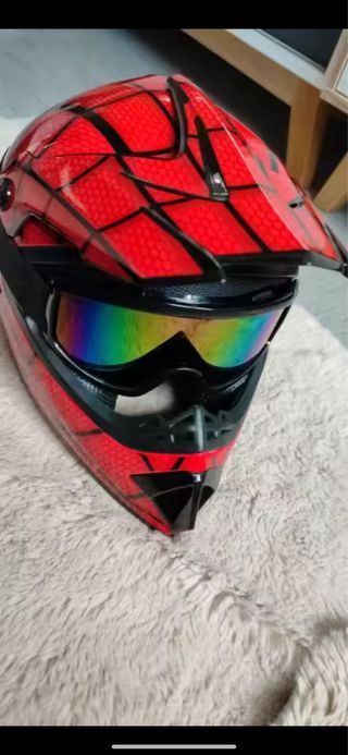 Casco Motocross c/Gafas