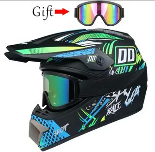 Casco Motocross c/Gafas
