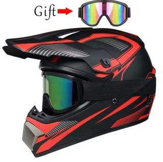Casco Motocross c/Gafas