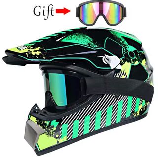 Casco Motocross c/Gafas