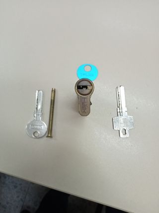 Bombín TESA cerradura + 2 llaves