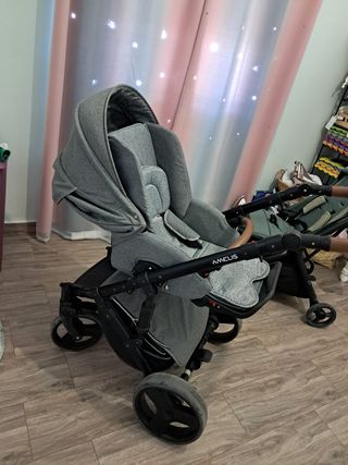 Carrito bebé Amellus gris