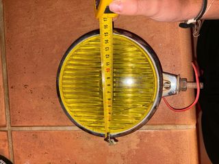 Faros redondos retro amarillos CIBIE