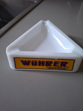 Ceneriera Wűhrer triangolare vintage