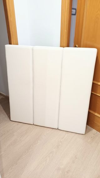 Cabecero cama 90 blanco - Polipiel