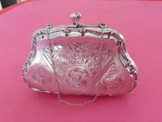 Borsetta argento Birmingham 1915