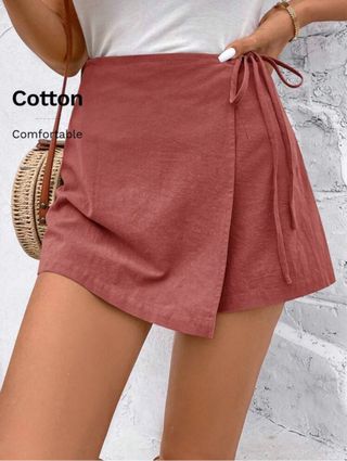 Falda pantalón roja - cómoda