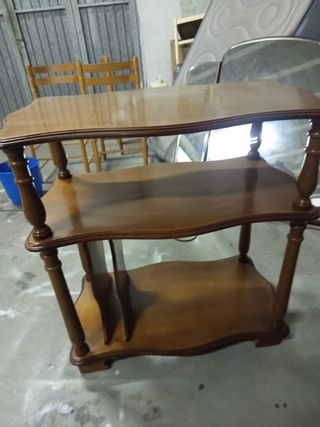 Mesa auxiliar vintage 3 niveles