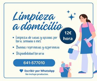 Servicio de limpieza por horas