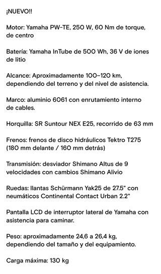 Bicicleta eléctrica Haibike Trekking OFERTA 2.200€