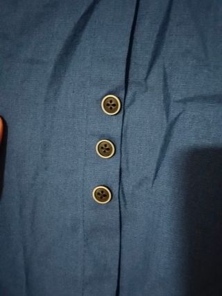 Camisa bordada azul dayou 2XL