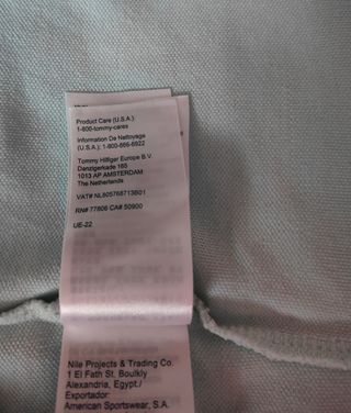 Polo Tommy Hilfiger XL verde agua
