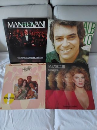 10 LPs Variados: Pop, Tango cantautores + 1 regalo