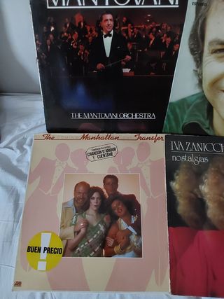 10 LPs Variados: Pop, Tango cantautores + 1 regalo