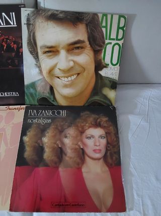 10 LPs Variados: Pop, Tango cantautores + 1 regalo