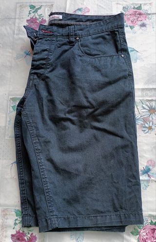 Bermuda Uomo Blu - Cotone