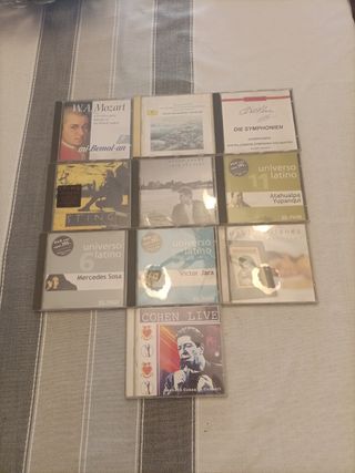 10 CDs - Clásica, Latino, Sting