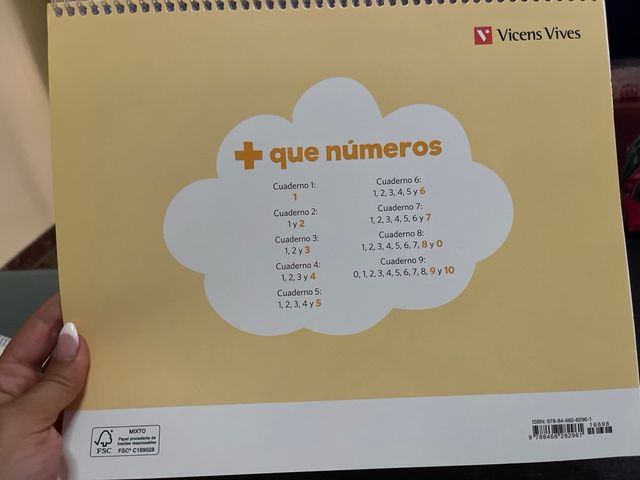 + QUE NUMEROS CUADERNO 3