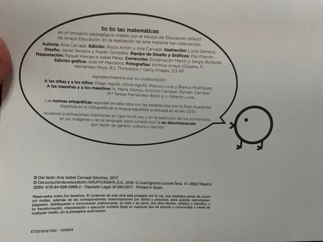 Tic tic tac matemáticas 2.