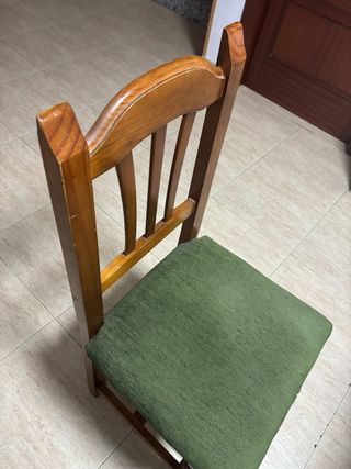 pack de 6 Sillas de madera de comedor